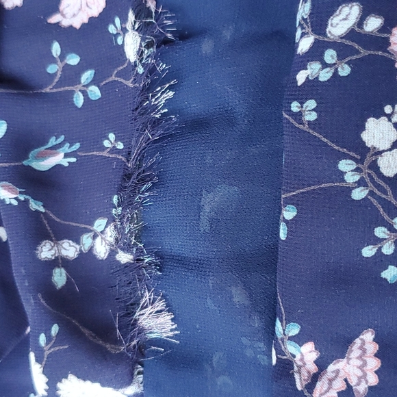 Floral Chiffon Maxi Length Tank Dress Sz S - Picture 4 of 4